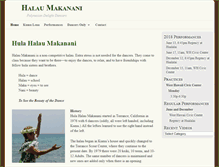 Tablet Screenshot of halaumakanani.com